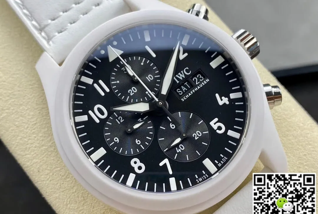 IWC Pilot TOP GUN IW389105 Lake Tahoe TPS Factory 1:1 Best Edition Replica Watch Ceramic Bezel