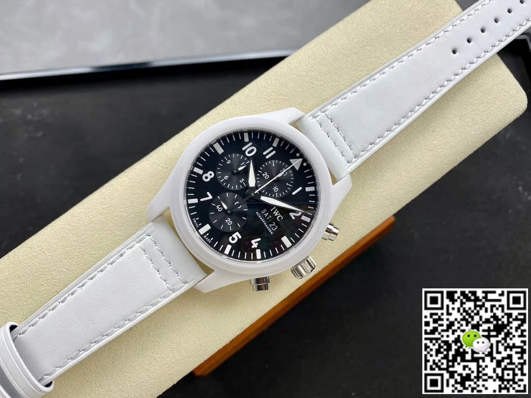 IWC Pilot TOP GUN IW389105 Lake Tahoe TPS Factory 1:1 Best Edition Replica Watch Ceramic Bezel