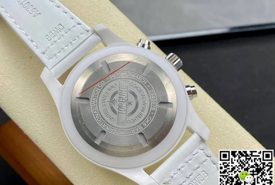 IWC Pilot TOP GUN IW389105 Lake Tahoe TPS Factory 1:1 Best Edition Replica Watch Ceramic Bezel