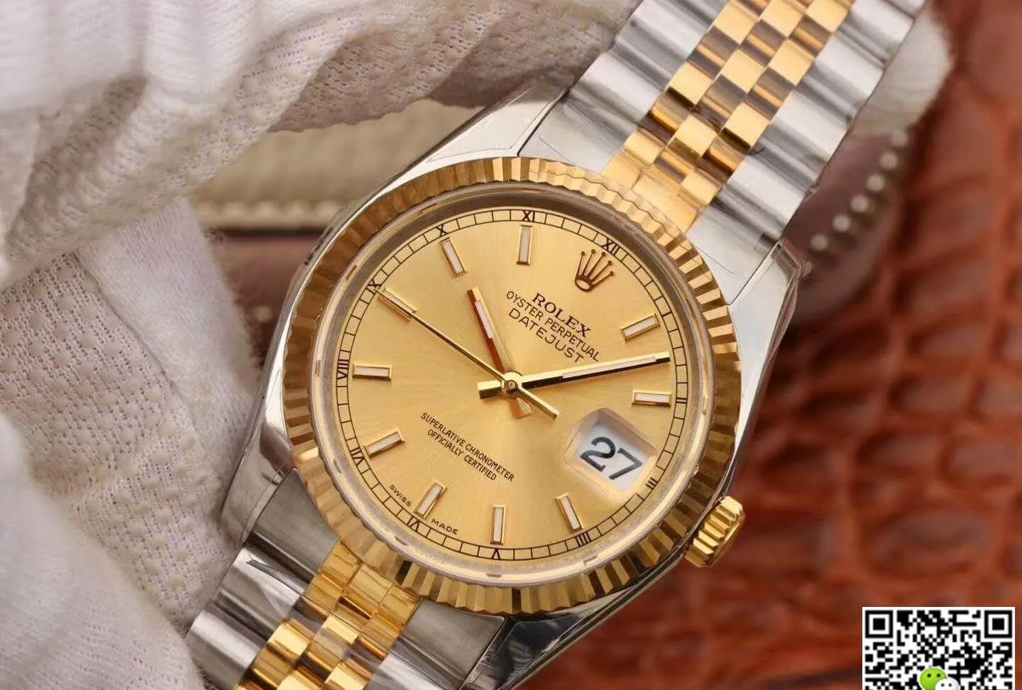 Rolex Datejust II 116333 AR Factory 1:1 Best Edition Replica Watch Swiss ETA3135 Champagne Dial