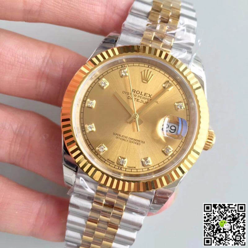 Rolex Datejust II 116333 EW Factory 1:1 Best Edition Replica Watch Swiss ETA2836 Champagne Dial