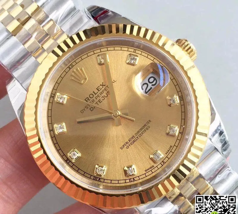 Rolex Datejust II 116333 EW Factory 1:1 Best Edition Replica Watch Swiss ETA2836 Champagne Dial