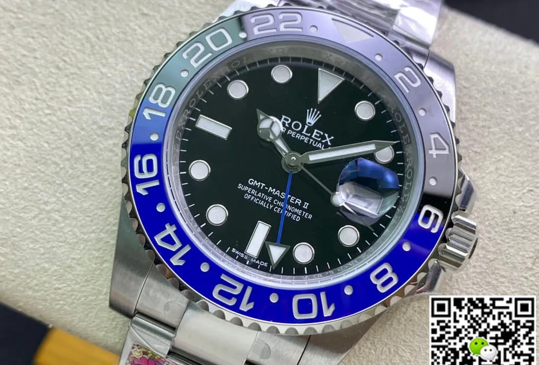Rolex GMT Master II 116710BLNR-78200 Clean Factory 1:1 Best Edition Replica Watch Stainless Steel