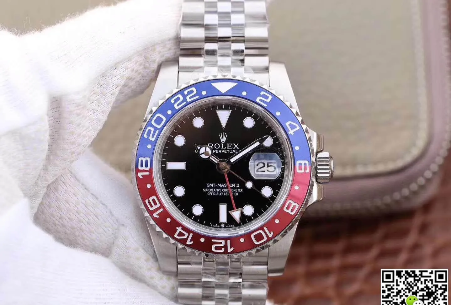 Rolex GMT-Master II 126710BLRO GM Factory 1:1 Best Edition Replica Watch Swiss ETA2836 Black Dial