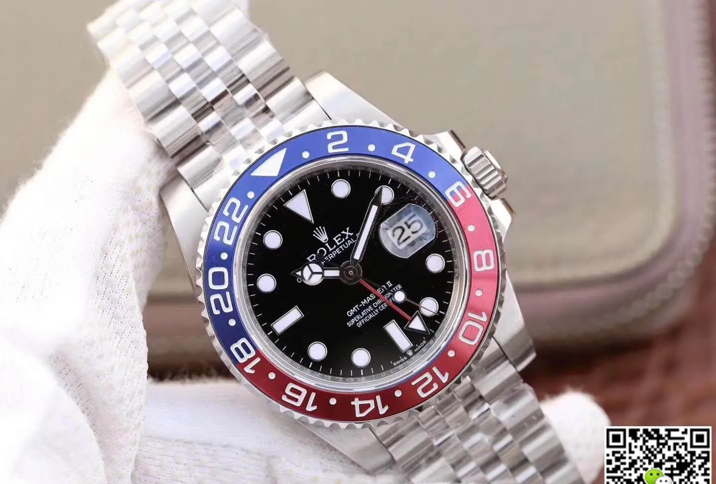 Rolex GMT-Master II 126710BLRO GM Factory 1:1 Best Edition Replica Watch Swiss ETA2836 Black Dial