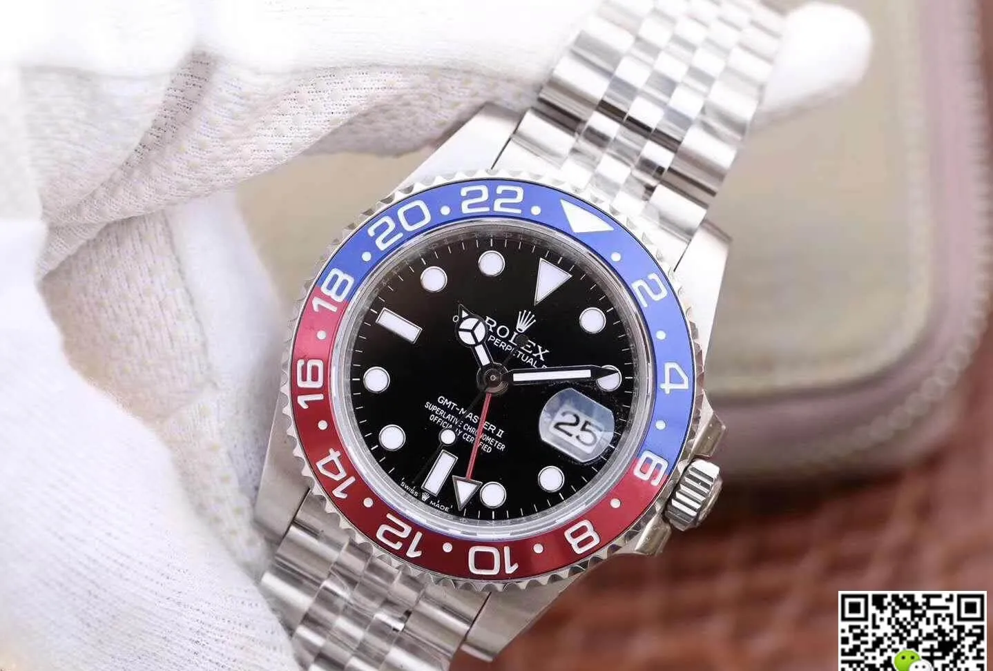 Rolex GMT-Master II 126710BLRO GM Factory 1:1 Best Edition Replica Watch Swiss ETA2836 Black Dial