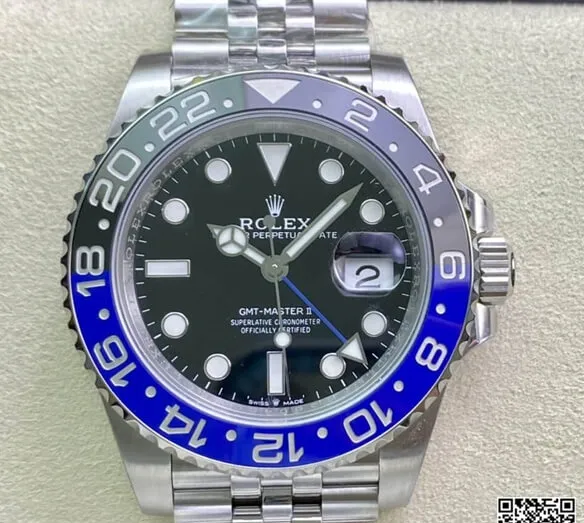 Rolex GMT Master II M126710BLNR-0002 Clean Factory 1:1 Best Edition Replica Watch Stainless Steel