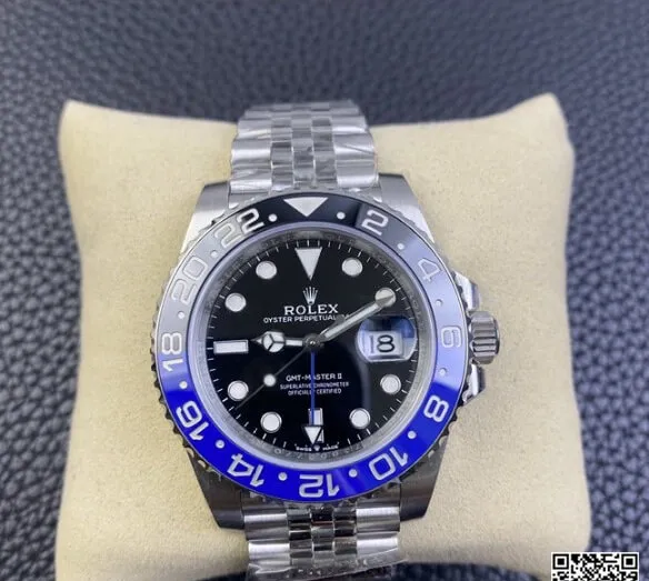 Rolex GMT Master II M126710BLNR-0002 Clean Factory 1:1 Best Edition Replica Watch Stainless Steel