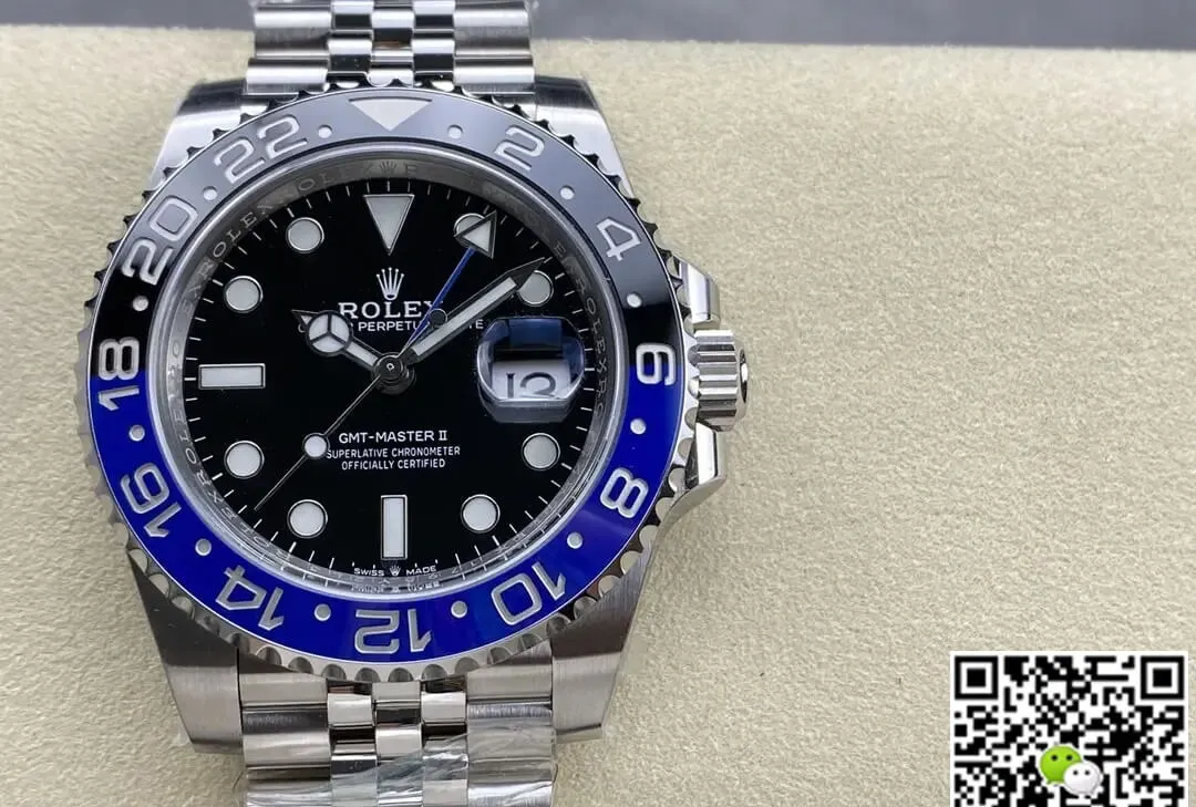 Rolex GMT Master II M126710BLNR-0002 Clean Factory 1:1 Best Edition Replica Watch V3 Silver Strap