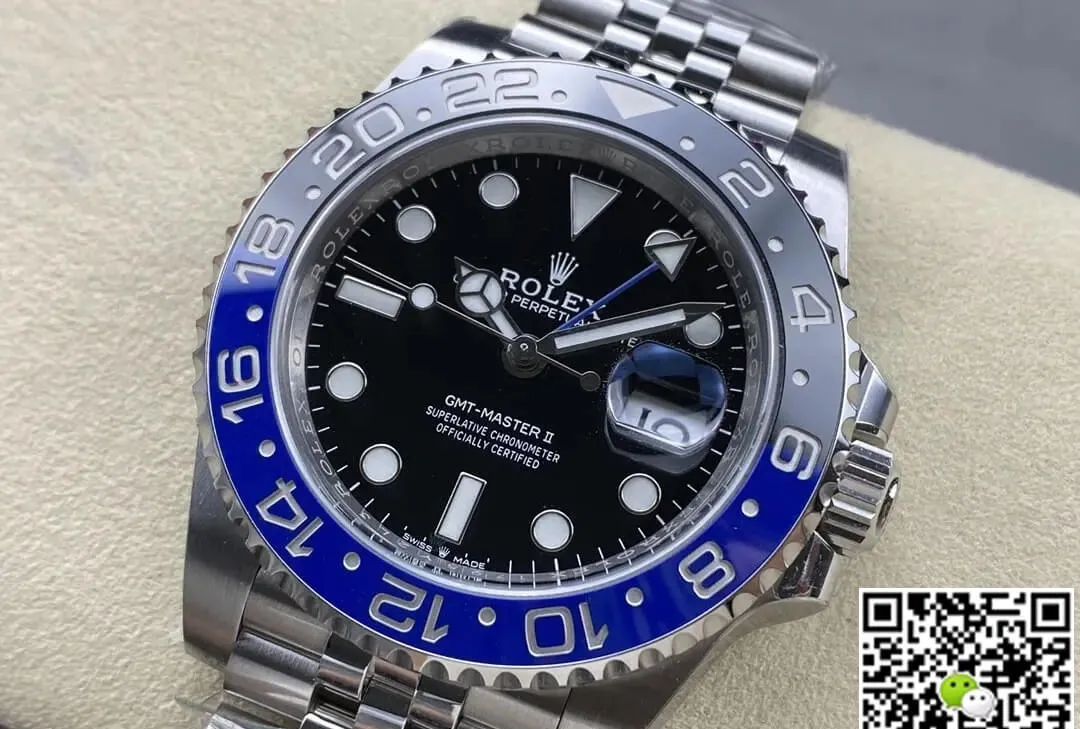 Rolex GMT Master II M126710BLNR-0002 Clean Factory 1:1 Best Edition Replica Watch V3 Silver Strap