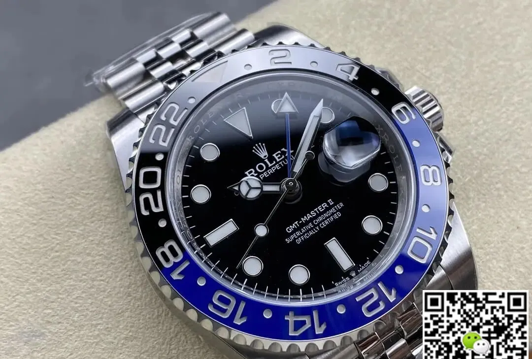 Rolex GMT Master II M126710BLNR-0002 Clean Factory 1:1 Best Edition Replica Watch V3 Silver Strap