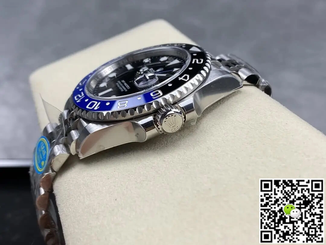 Rolex GMT Master II M126710BLNR-0002 Clean Factory 1:1 Best Edition Replica Watch V3 Silver Strap