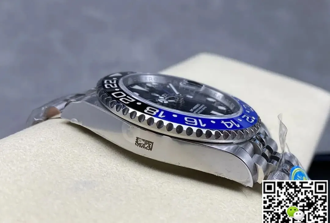 Rolex GMT Master II M126710BLNR-0002 Clean Factory 1:1 Best Edition Replica Watch V3 Silver Strap