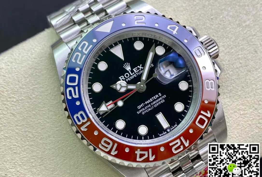 Rolex GMT Master II M126710BLRO-0001 Clean Factory 1:1 Best Edition Replica Watch Stainless Steel
