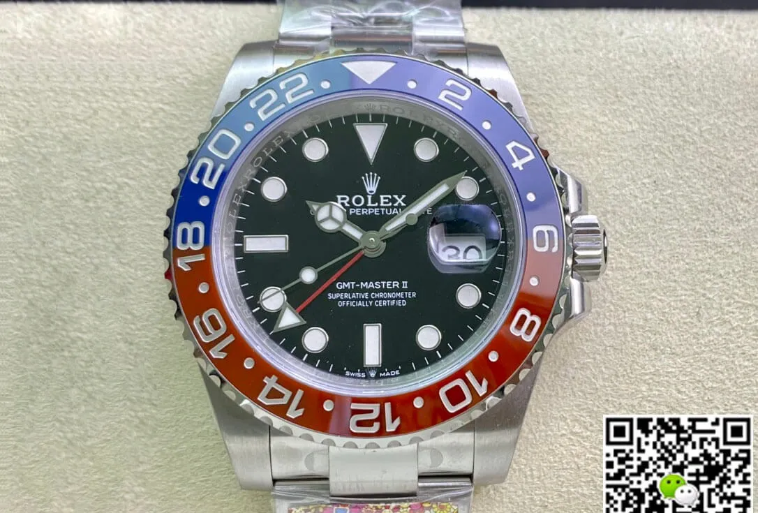 Rolex GMT Master II M126710BLRO-0002 Clean Factory 1:1 Best Edition Replica Watch Stainless Steel