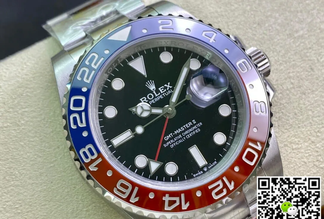 Rolex GMT Master II M126710BLRO-0002 Clean Factory 1:1 Best Edition Replica Watch Stainless Steel