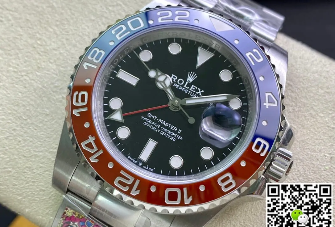 Rolex GMT Master II M126710BLRO-0002 Clean Factory 1:1 Best Edition Replica Watch Stainless Steel