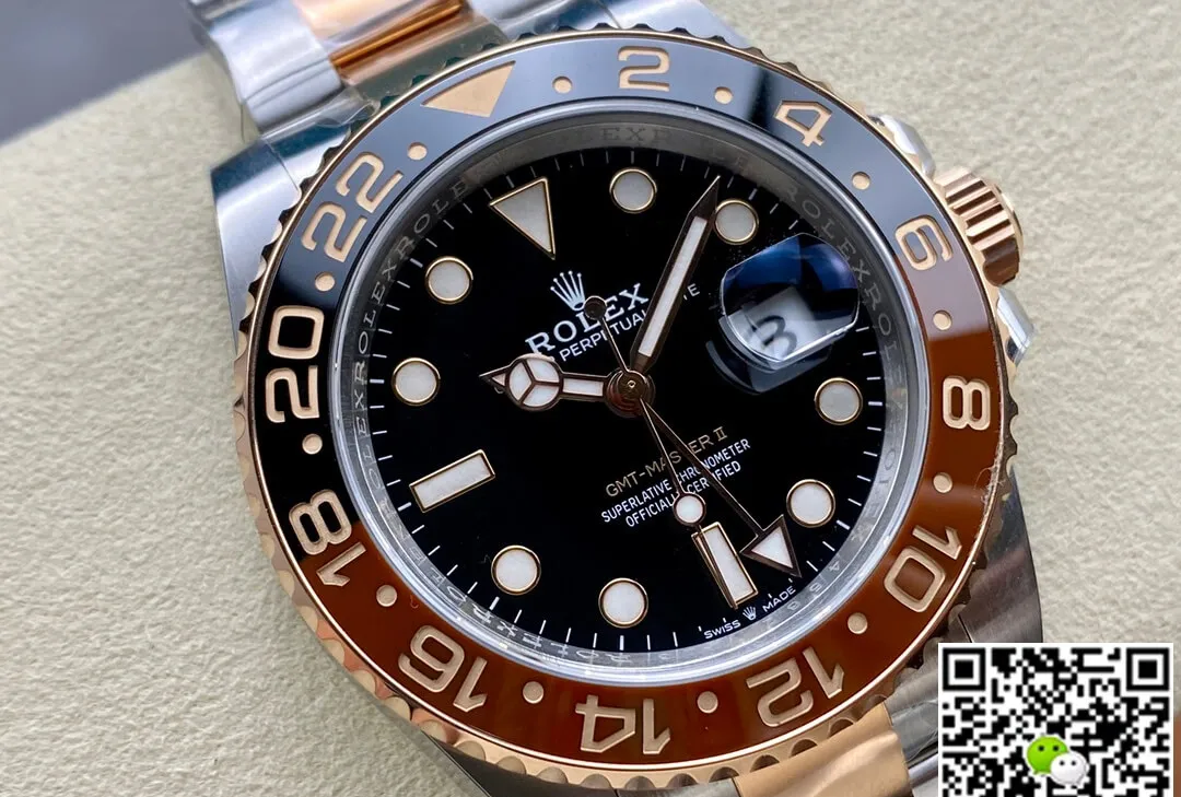 Rolex GMT Master II M126711chnr-0002 Clean Factory 1:1 Best Edition Replica Watch Stainless Steel