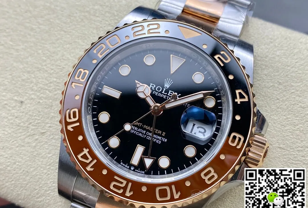 Rolex GMT Master II M126711chnr-0002 Clean Factory 1:1 Best Edition Replica Watch Stainless Steel