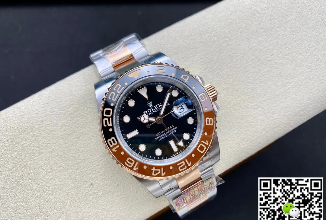 Rolex GMT Master II M126711chnr-0002 Clean Factory 1:1 Best Edition Replica Watch Stainless Steel
