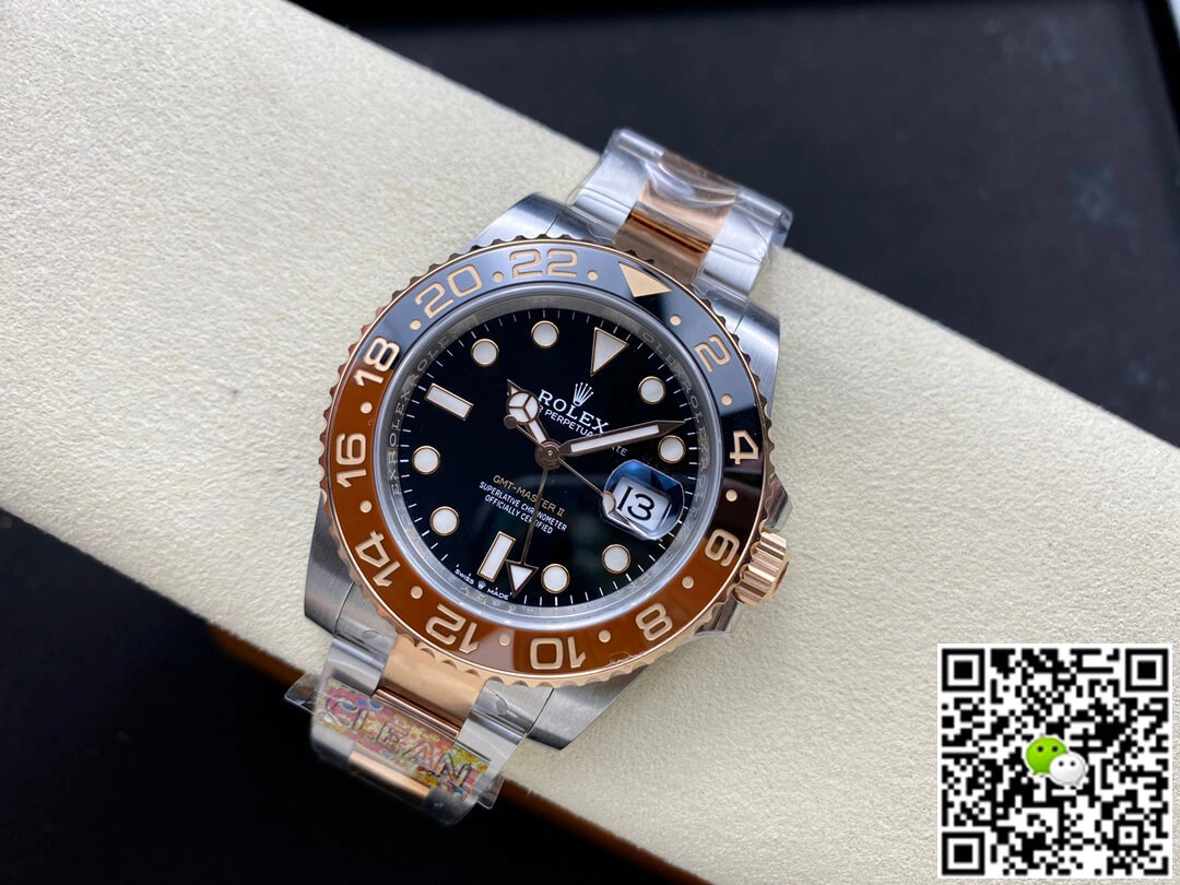 Rolex GMT Master II M126711chnr-0002 Clean Factory 1:1 Best Edition Replica Watch Stainless Steel