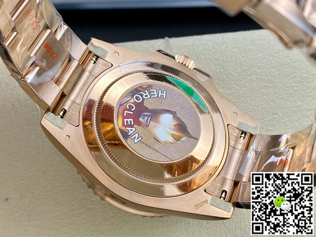 Rolex GMT Master II M126715CHNR-0001 Clean Factory 1:1 Best Edition Replica Watch Rose Gold Strap
