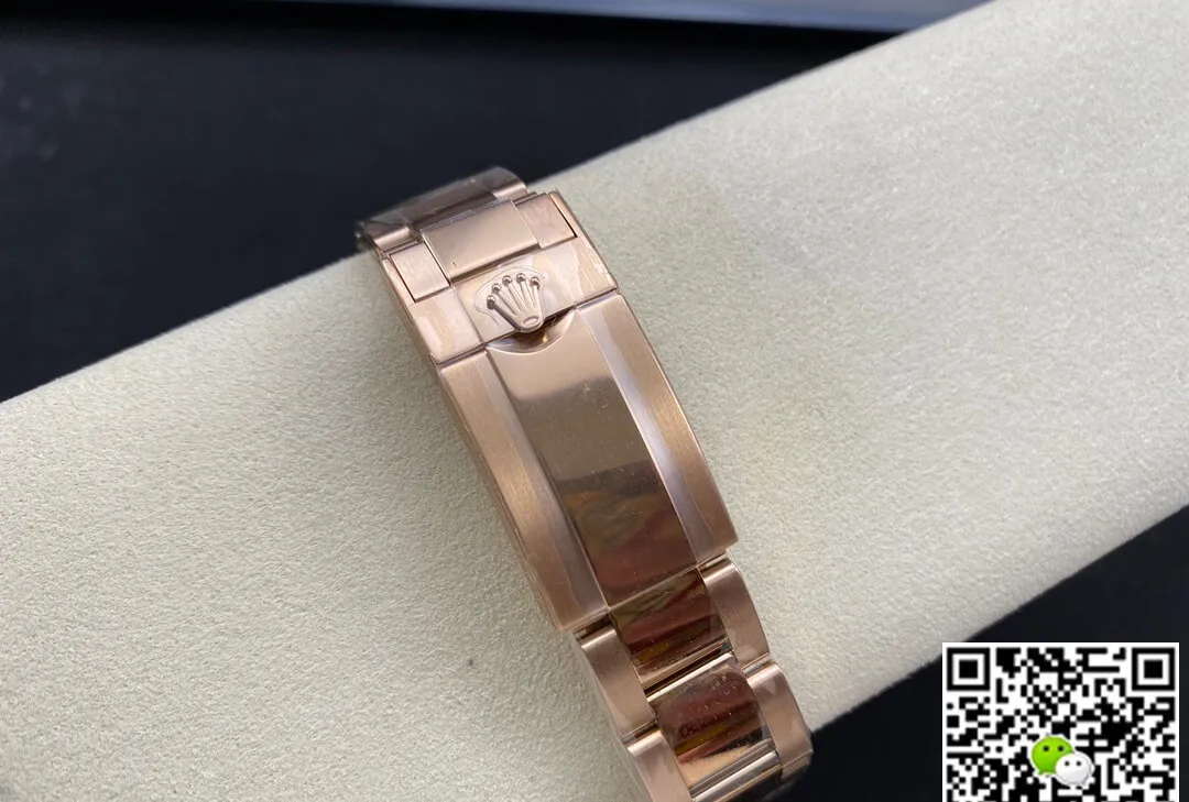 Rolex GMT Master II M126715CHNR-0001 Clean Factory 1:1 Best Edition Replica Watch Rose Gold Strap