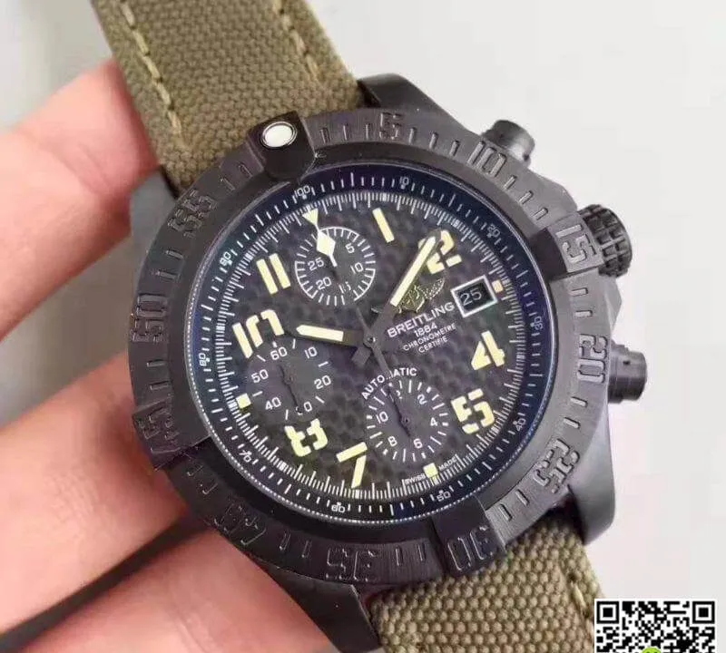 Breitling Avenger II USA Military M133715N GF Factory 1:1 Best Edition Replica Watch Swiss ETA7750
