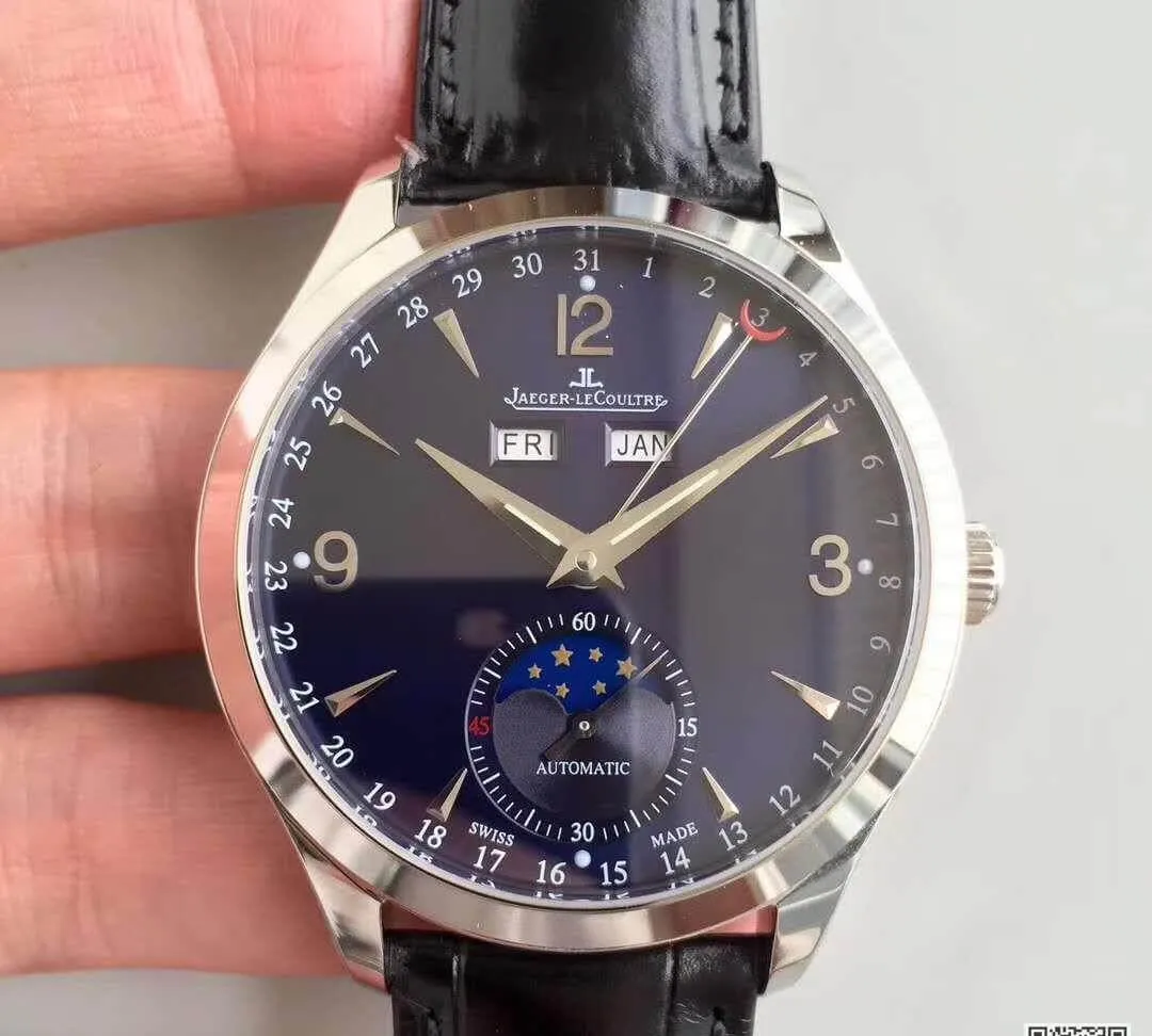 Jaeger-LeCoultre Master Q143847A KM factory 1:1 Best Edition Replica Watch Swiss ETA866