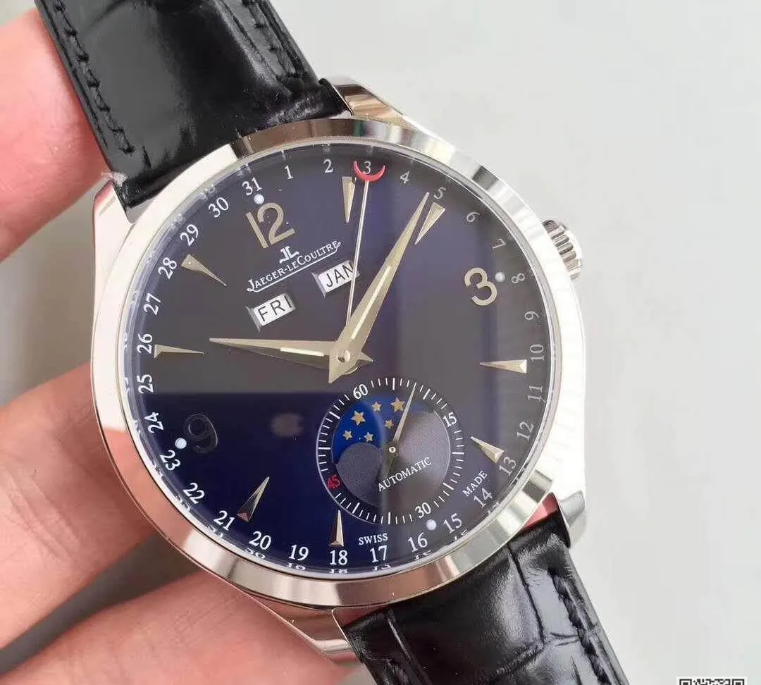 Jaeger-LeCoultre Master Q143847A KM factory 1:1 Best Edition Replica Watch Swiss ETA866