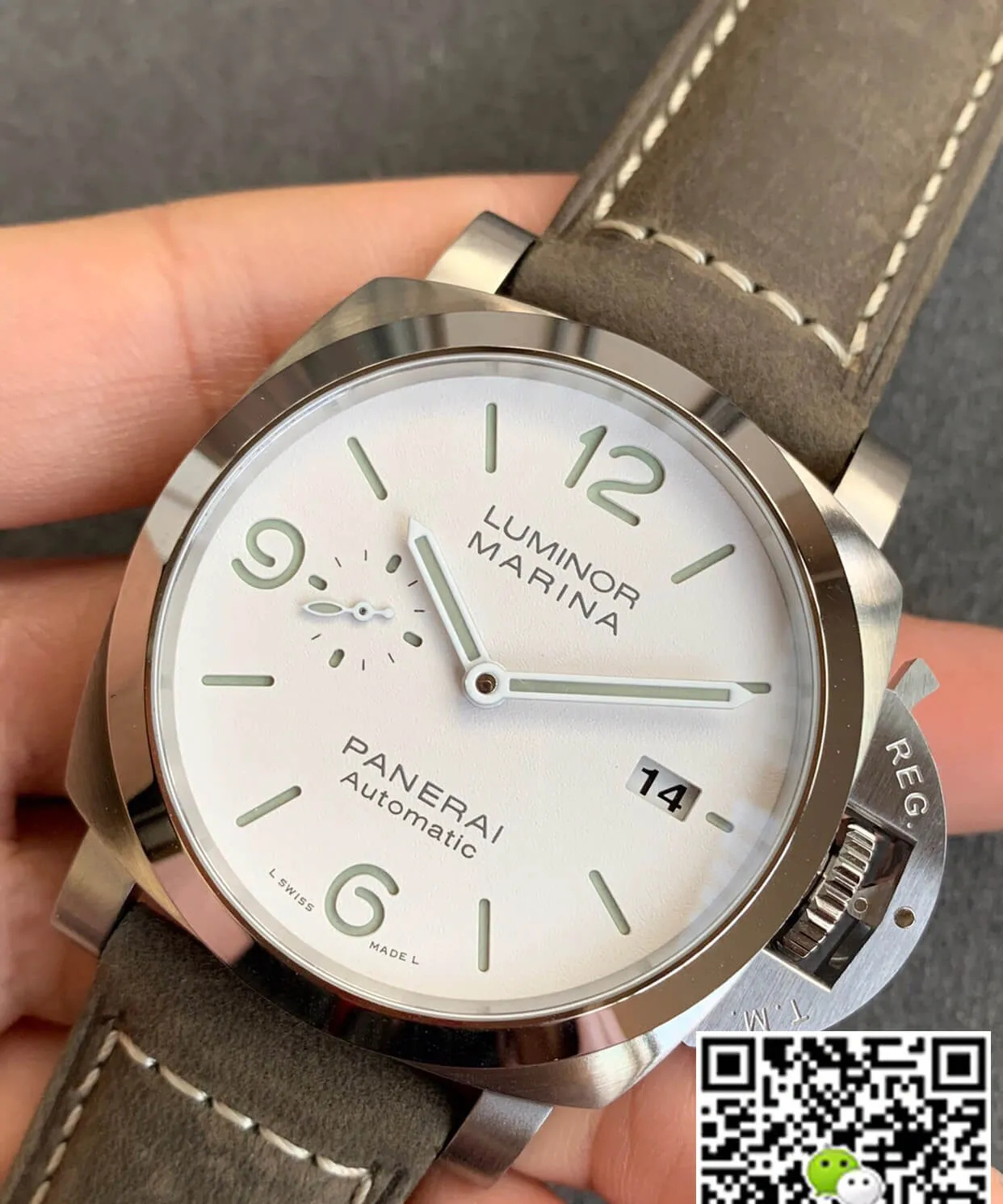 Panerai Luminor PAM01314 VS Factory 1:1 Best Edition Replica Watch Stainless Steel Bezel