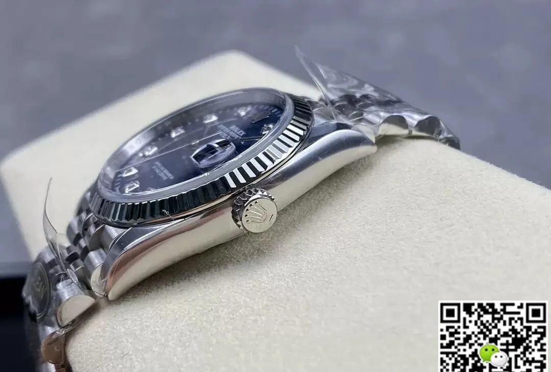 Rolex Datejust M126234-0057 36MM Clean Factory 1:1 Best Edition Replica Watch Diamond Blue Dial