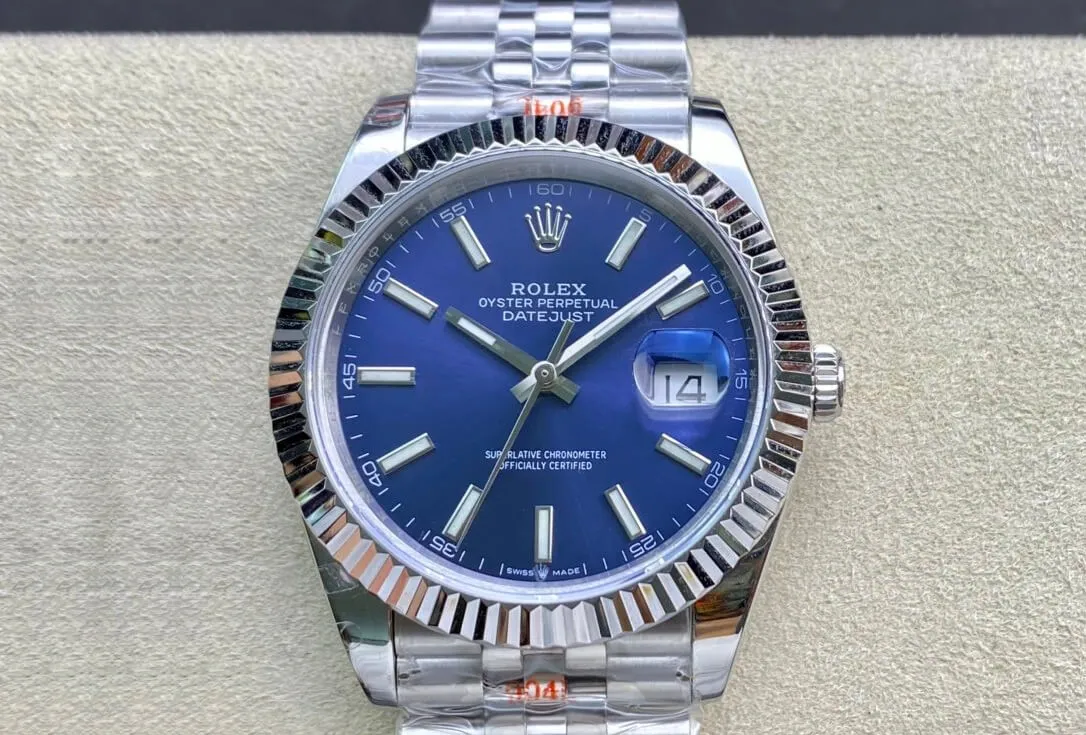 Rolex Datejust M126334-0002 GM Factory 1:1 Best Edition Replica Watch Stainless Steel Blue Dial