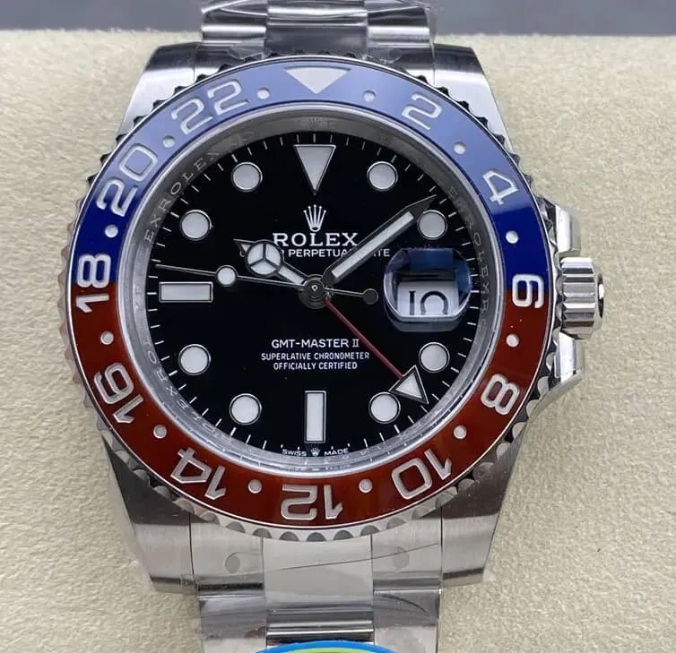 Rolex GMT Master II M126710BLRO-0002 Clean Factory 1:1 Best Edition Replica Watch V3 Stainless Steel