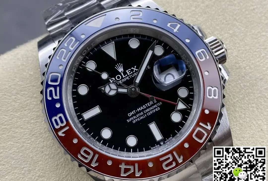 Rolex GMT Master II M126710BLRO-0002 Clean Factory 1:1 Best Edition Replica Watch V3 Stainless Steel