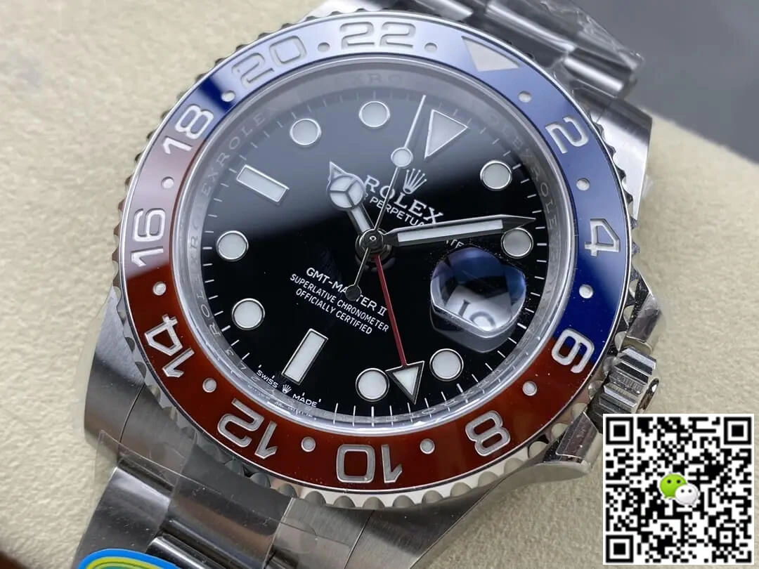 Rolex GMT Master II M126710BLRO-0002 Clean Factory 1:1 Best Edition Replica Watch V3 Stainless Steel