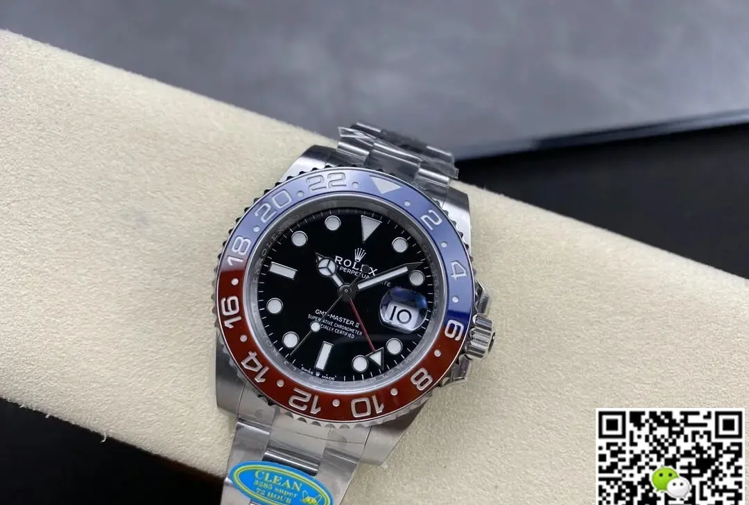 Rolex GMT Master II M126710BLRO-0002 Clean Factory 1:1 Best Edition Replica Watch V3 Stainless Steel