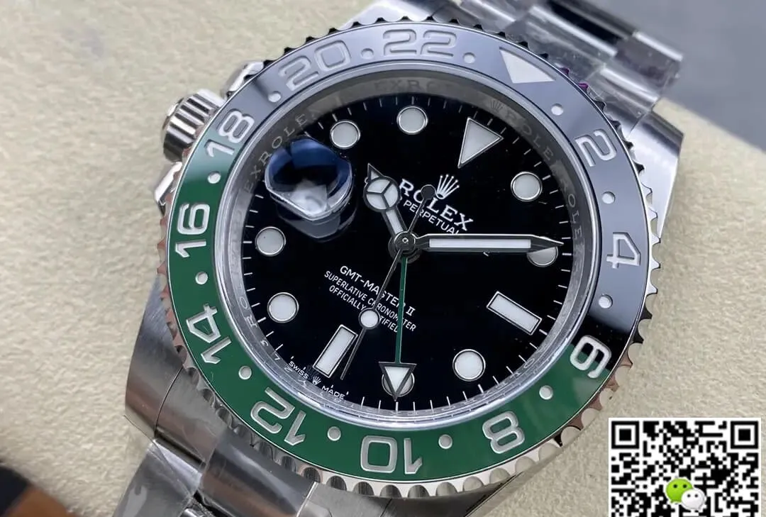 Rolex GMT Master II M126720VTNR-0001 Clean Factory 1:1 Best Edition Replica Watch V3 Stainless Steel