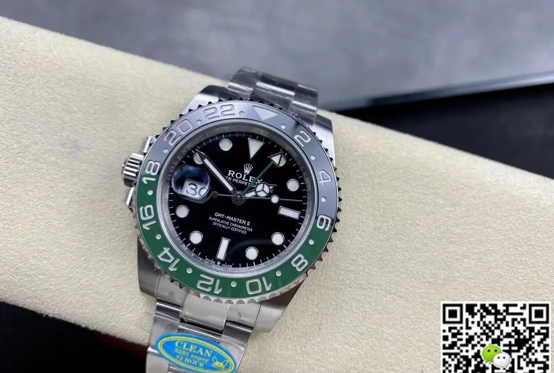 Rolex GMT Master II M126720VTNR-0001 Clean Factory 1:1 Best Edition Replica Watch V3 Stainless Steel