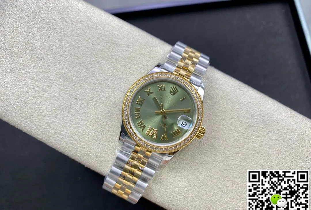 Rolex Datejust M278383RBR-0016 31MM EW Factory 1:1 Best Edition Replica Watch Diamond-Set Bezel