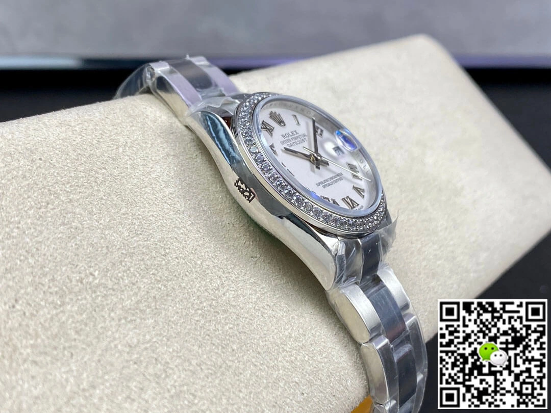Rolex Datejust M278384RBR-0013 31MM EW Factory 1:1 Best Edition Replica Watch Diamond-Set Bezel