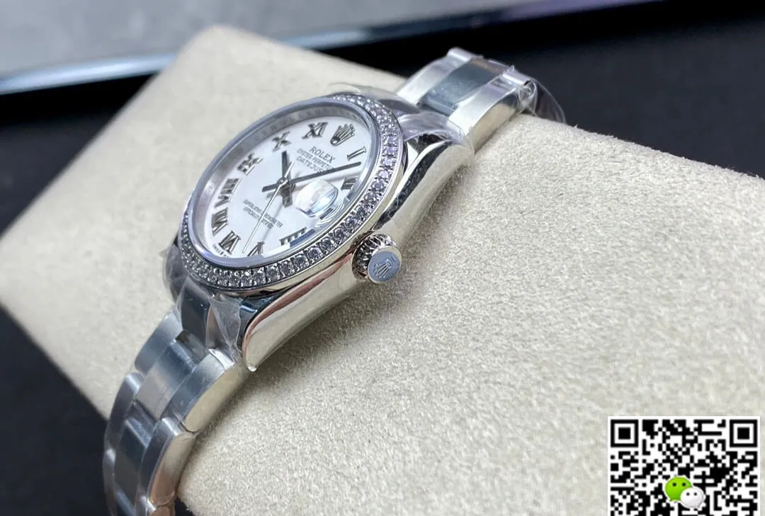 Rolex Datejust M278384RBR-0013 31MM EW Factory 1:1 Best Edition Replica Watch Diamond-Set Bezel