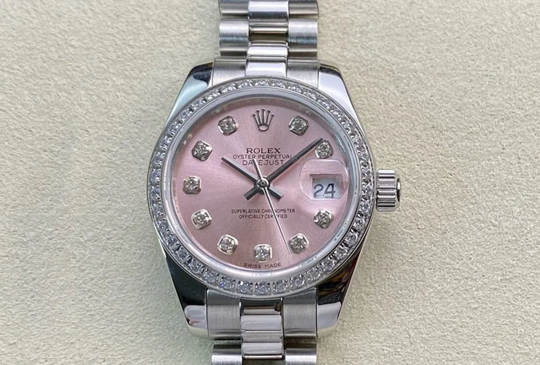 Rolex Datejust M279139RBR-0005 28MM BP Factory 1:1 Best Edition Replica Watch Diamond-Set Bezel