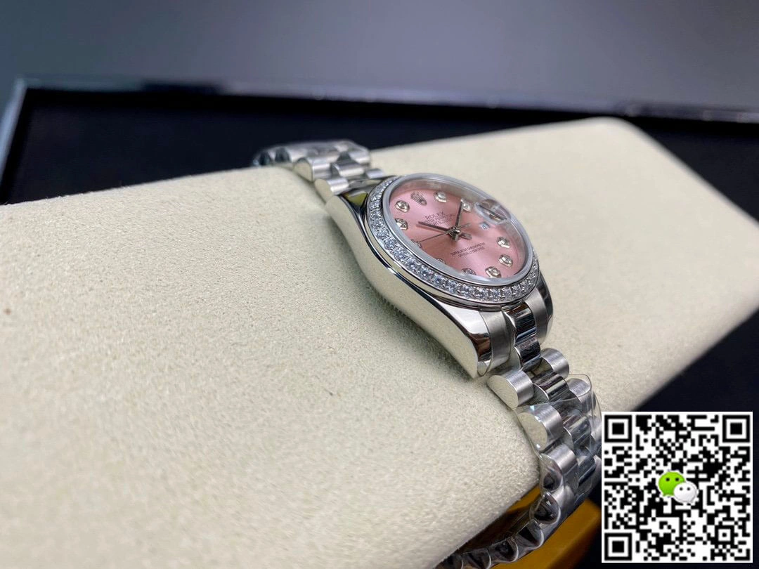 Rolex Datejust M279139RBR-0005 28MM BP Factory 1:1 Best Edition Replica Watch Diamond-Set Bezel