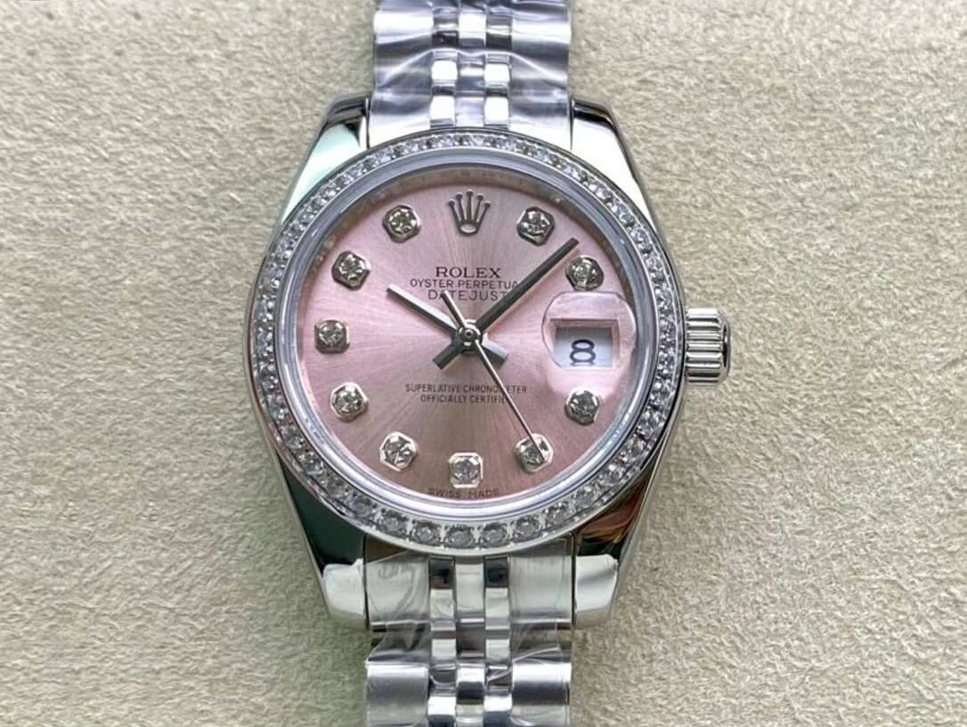 Rolex Datejust M279384RBR-0003 28MM BP Factory 1:1 Best Edition Replica Watch Pink Diamond Dial