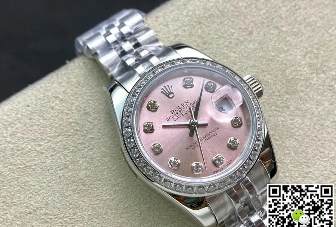 Rolex Datejust M279384RBR-0003 28MM BP Factory 1:1 Best Edition Replica Watch Pink Diamond Dial