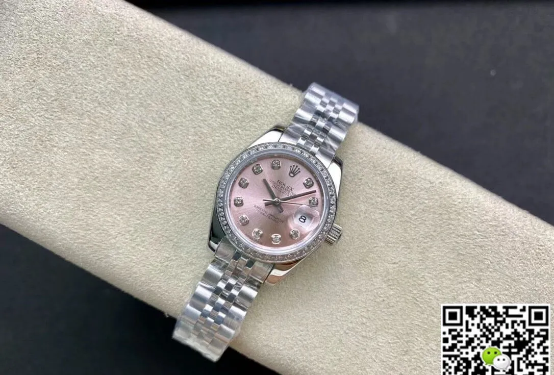 Rolex Datejust M279384RBR-0003 28MM BP Factory 1:1 Best Edition Replica Watch Pink Diamond Dial