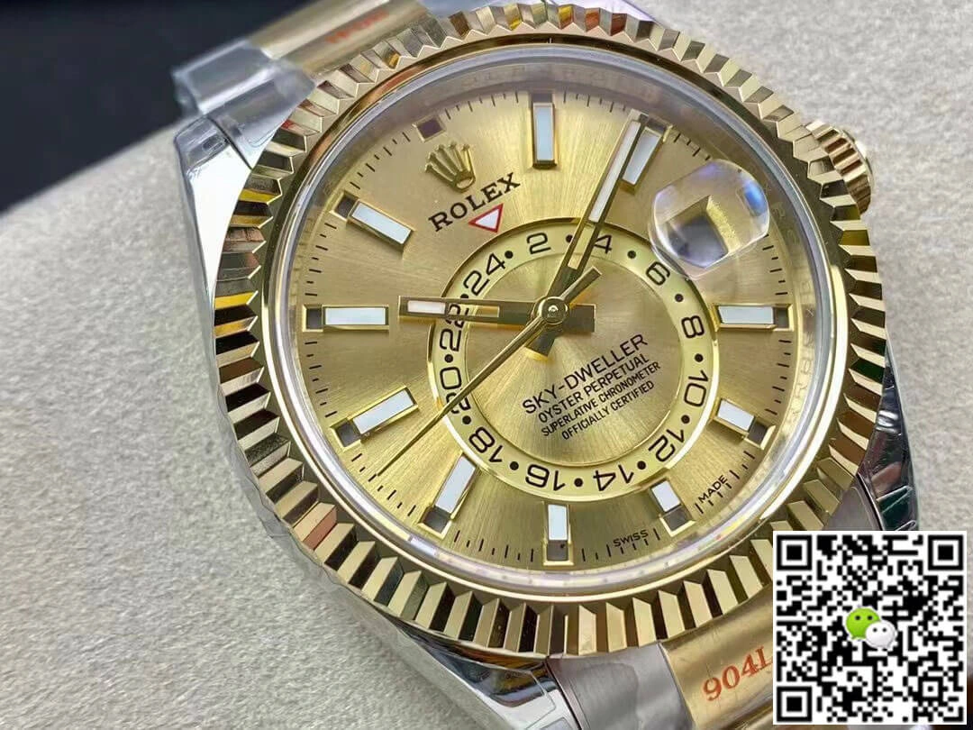 Rolex Sky Dweller M326933-0001 V2 Noob Factory 1:1 Best Edition Replica Watch 904L Stainless Steel