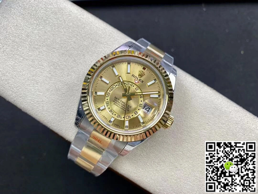 Rolex Sky Dweller M326933-0001 V2 Noob Factory 1:1 Best Edition Replica Watch 904L Stainless Steel