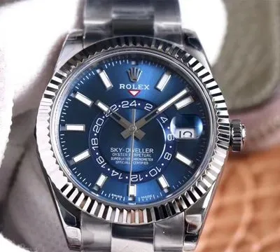 Rolex Sky Dweller M326934-0003 Noob Factory 1:1 Best Edition Replica Watch Blue Dial Swiss ETA9001
